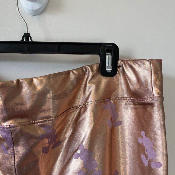 Walt Disney World 50th Anniversary EARridescent Leggings Mickey Pink Sz 1X NWTs - Picture 10 of 13